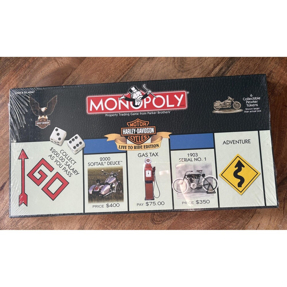 Monopoly Harley-Davidson Live To Ride Game USAopoly 2-6 Players 8+ New Sealed